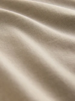 Neutral Lightweight Crew Neck Sweatshirt
