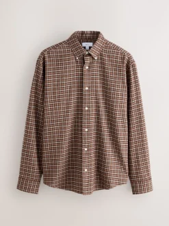Neutral Long Sleeve Check Shirt