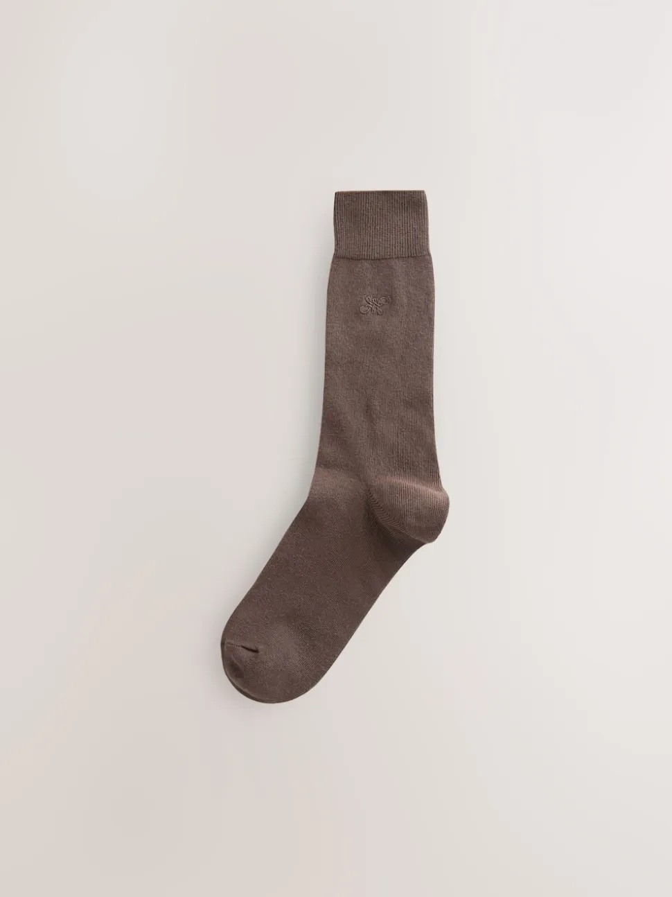 Neutral Marl 5 Pack Embroidered Lasting Fresh Socks