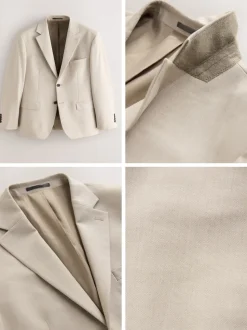 Neutral Muscle Fit Motionflex Stretch Suit Jacket