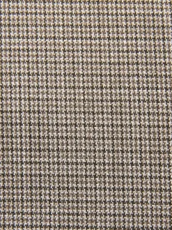 Neutral Regular Fit Contrast Fabric Detail Suit Trousers