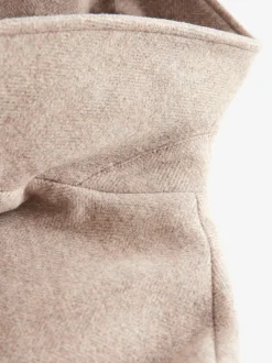 Neutral Regular Fit N.Premium Soft Touch Peacoat with Wool
