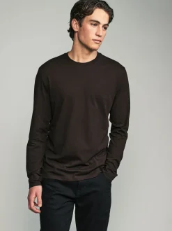 Neutral Regular Fit Regular Fit Long Sleeve 100% Cotton T-Shirts 5 Pack