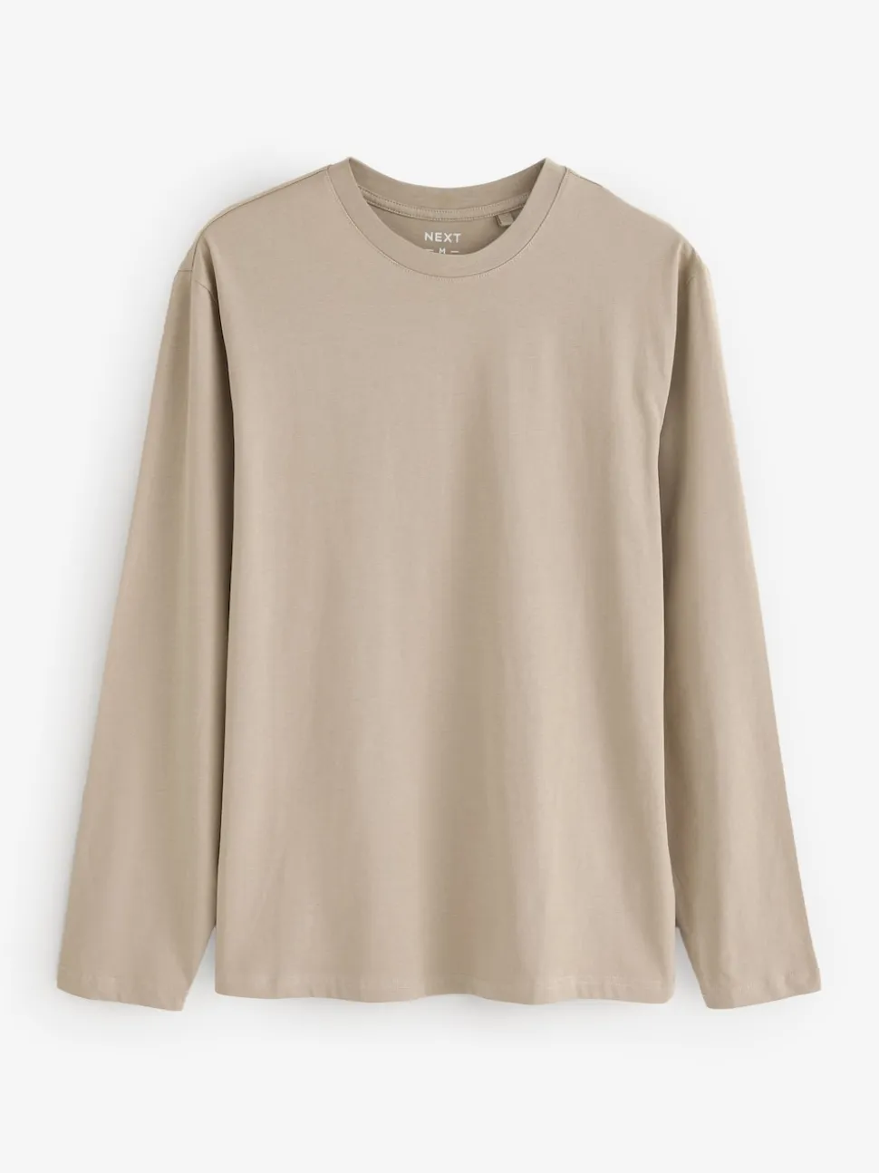 Neutral Regular Fit Regular Fit Long Sleeve 100% Cotton T-Shirts 5 Pack