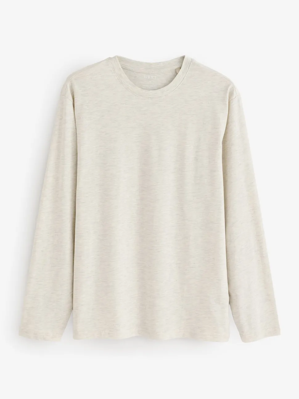 Neutral Regular Fit Regular Fit Long Sleeve 100% Cotton T-Shirts 5 Pack