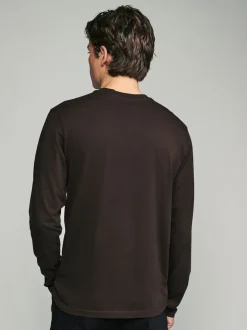 Neutral Regular Fit Regular Fit Long Sleeve 100% Cotton T-Shirts 5 Pack