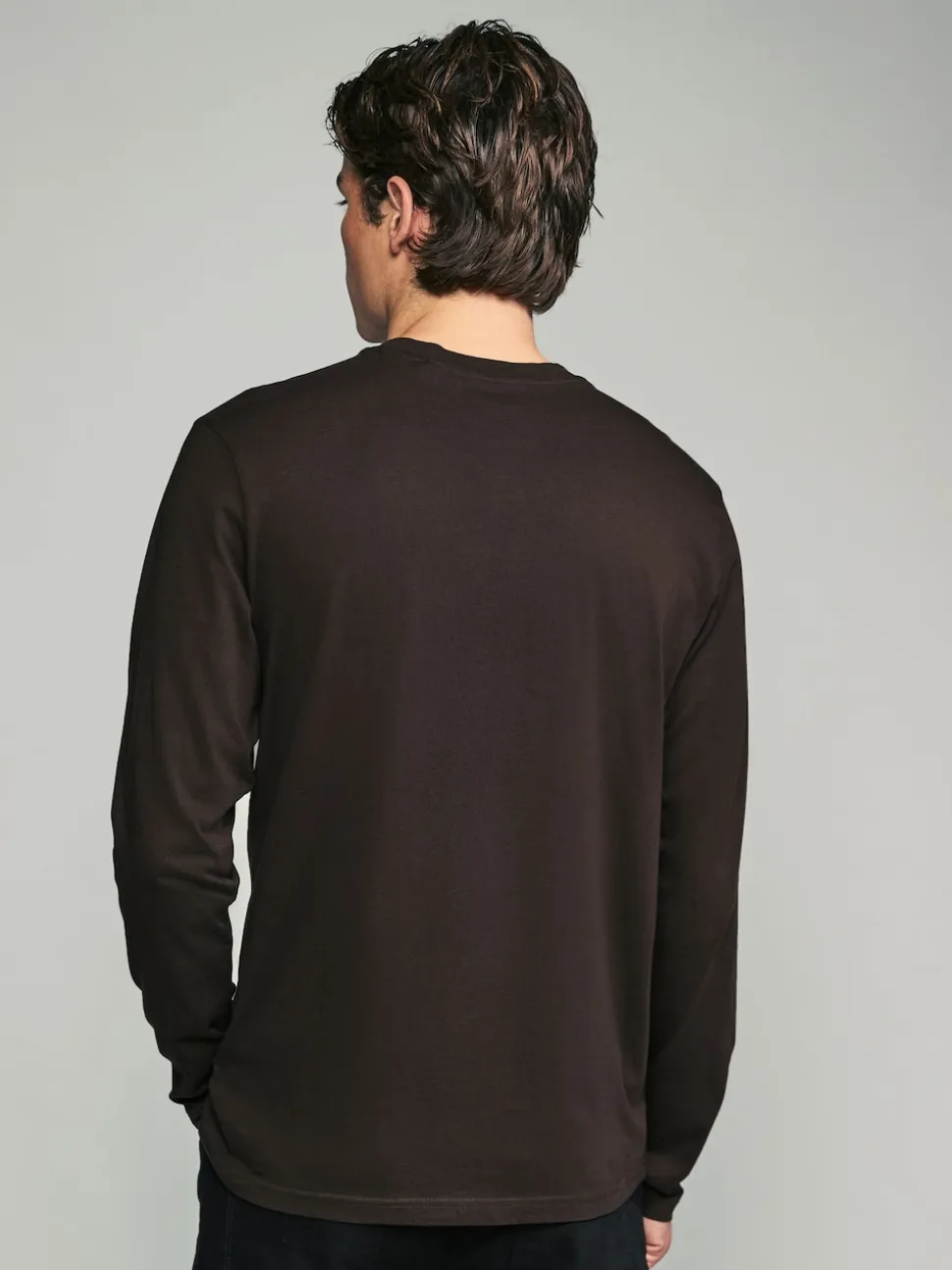 Neutral Regular Fit Regular Fit Long Sleeve 100% Cotton T-Shirts 5 Pack