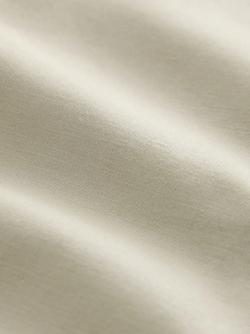 Neutral Regular Fit Smart Linen Cotton Blend Belted Trousers