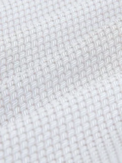 Neutral Regular Fit Textured Long Sleeve Formal Shirt with Trim
