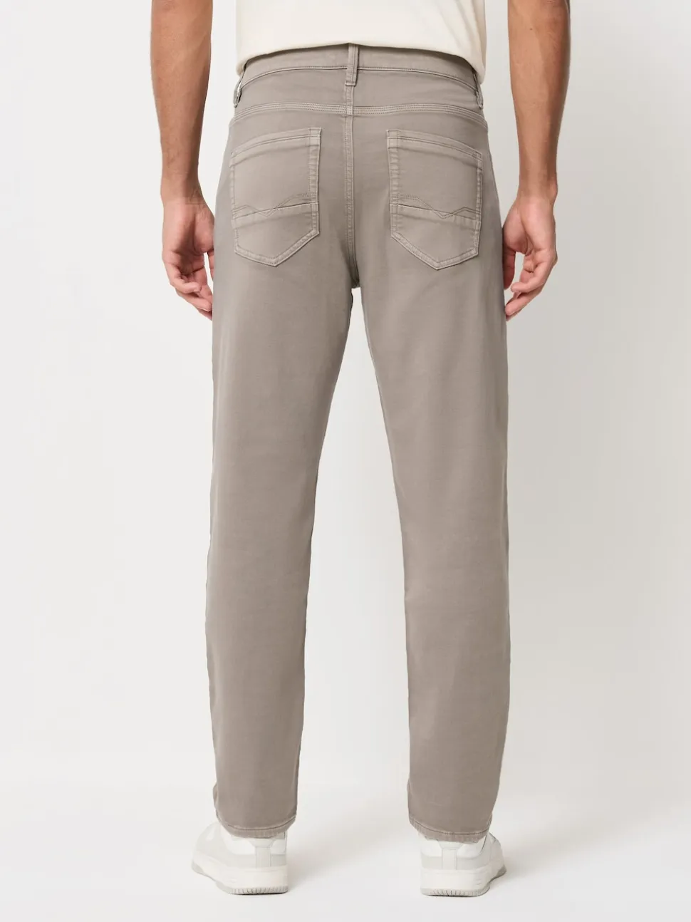 Neutral Regular Tapered Fit Comfort Stretch Jeans