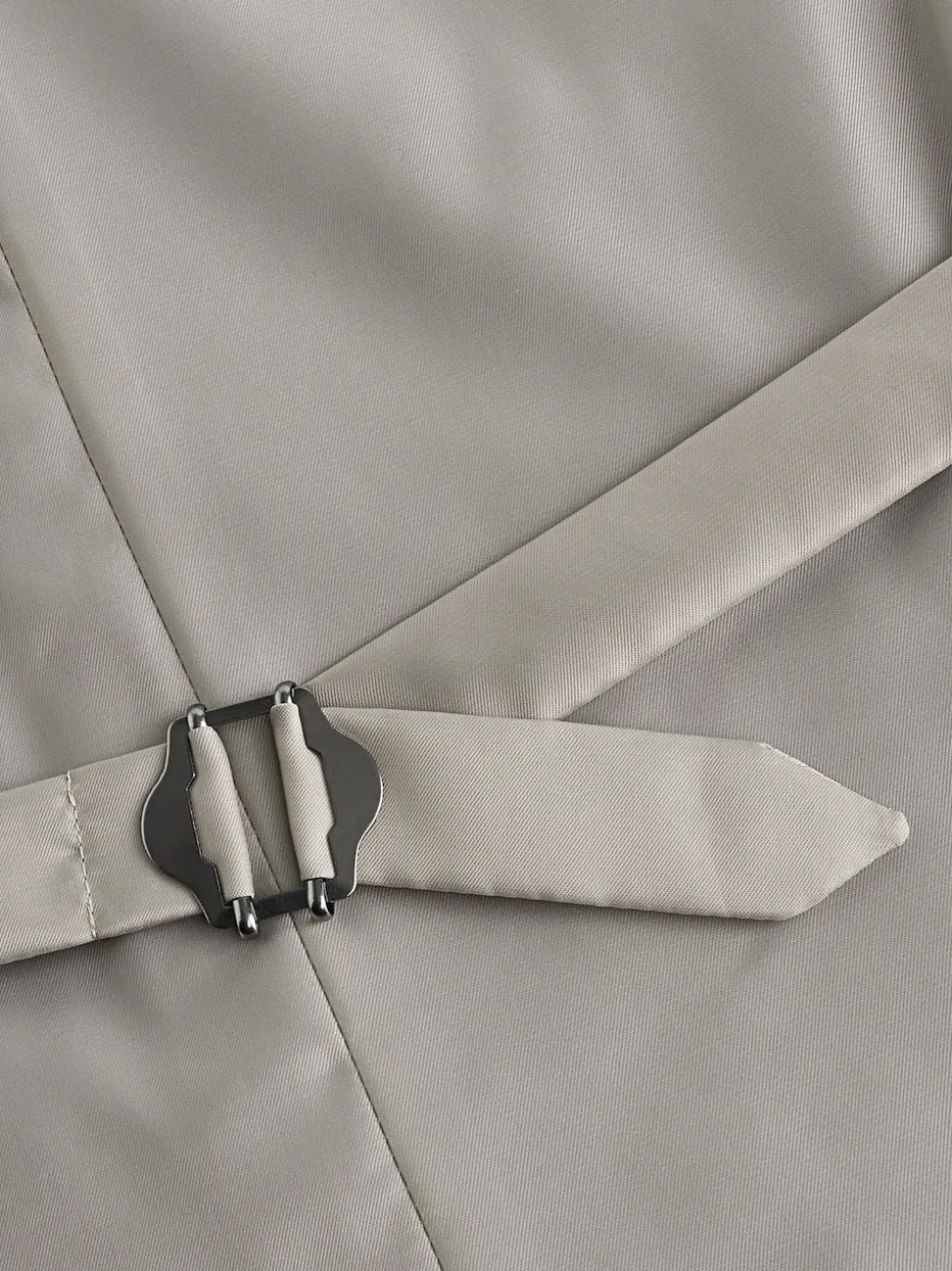 Neutral Slim Fit Check Suit Waistcoat