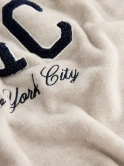 Neutral Stone Thermal Fleece Half Zip