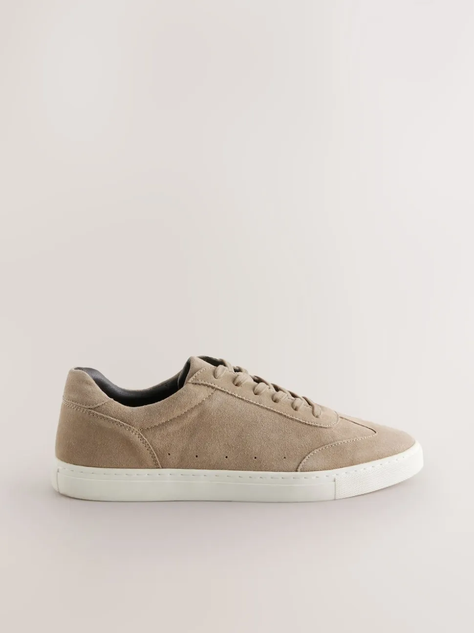 Neutral Suede Smart Trainers