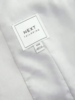 Neutral Textured Suit Waistcoat