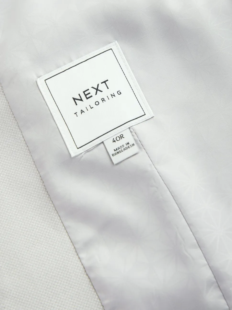 Neutral Textured Suit Waistcoat