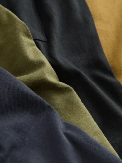 Neutral/Khaki Green Jersey Short Pyjamas Set 2 Pack