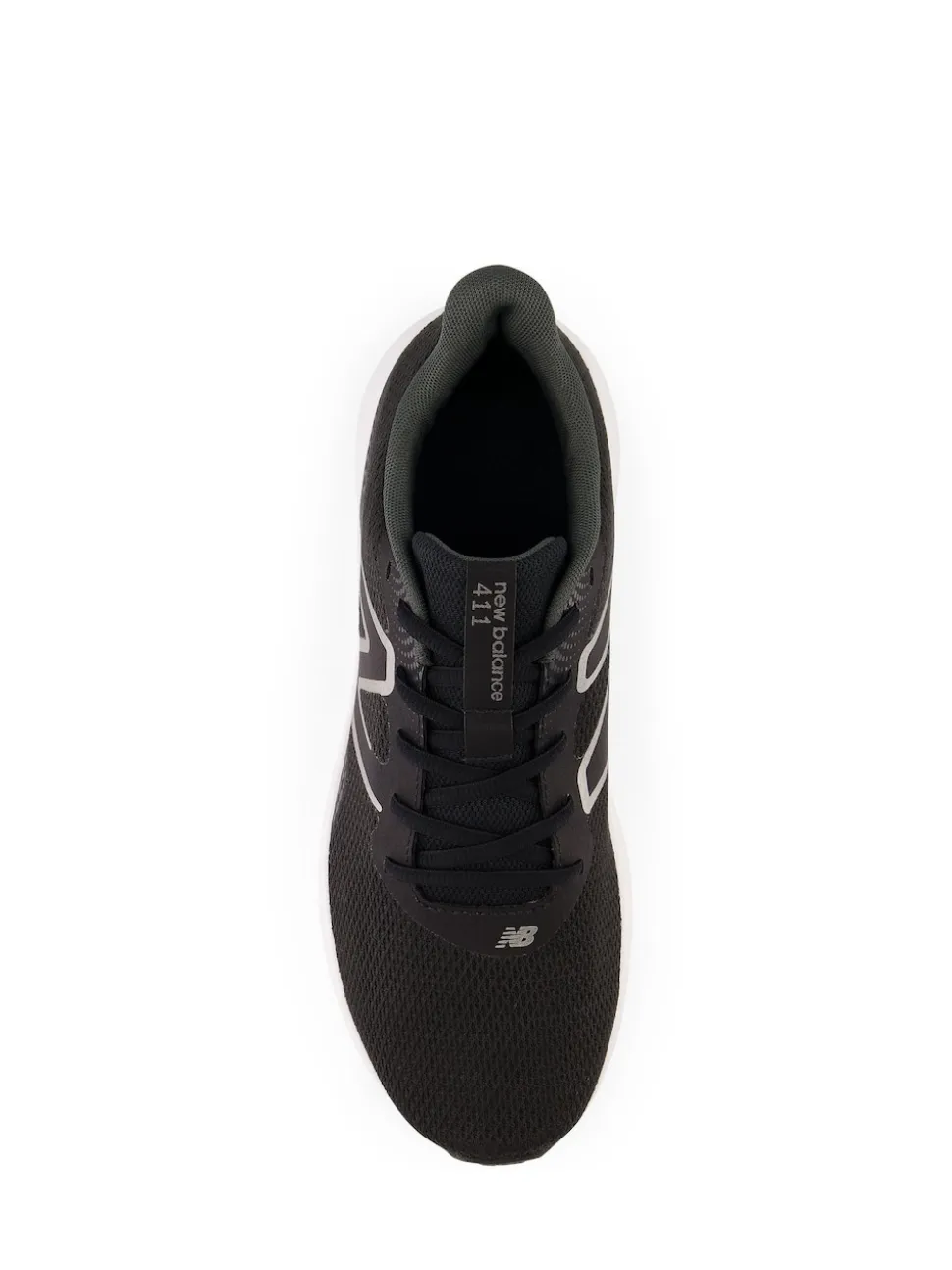 New Balance Black Chrome Mens 411 Trainers