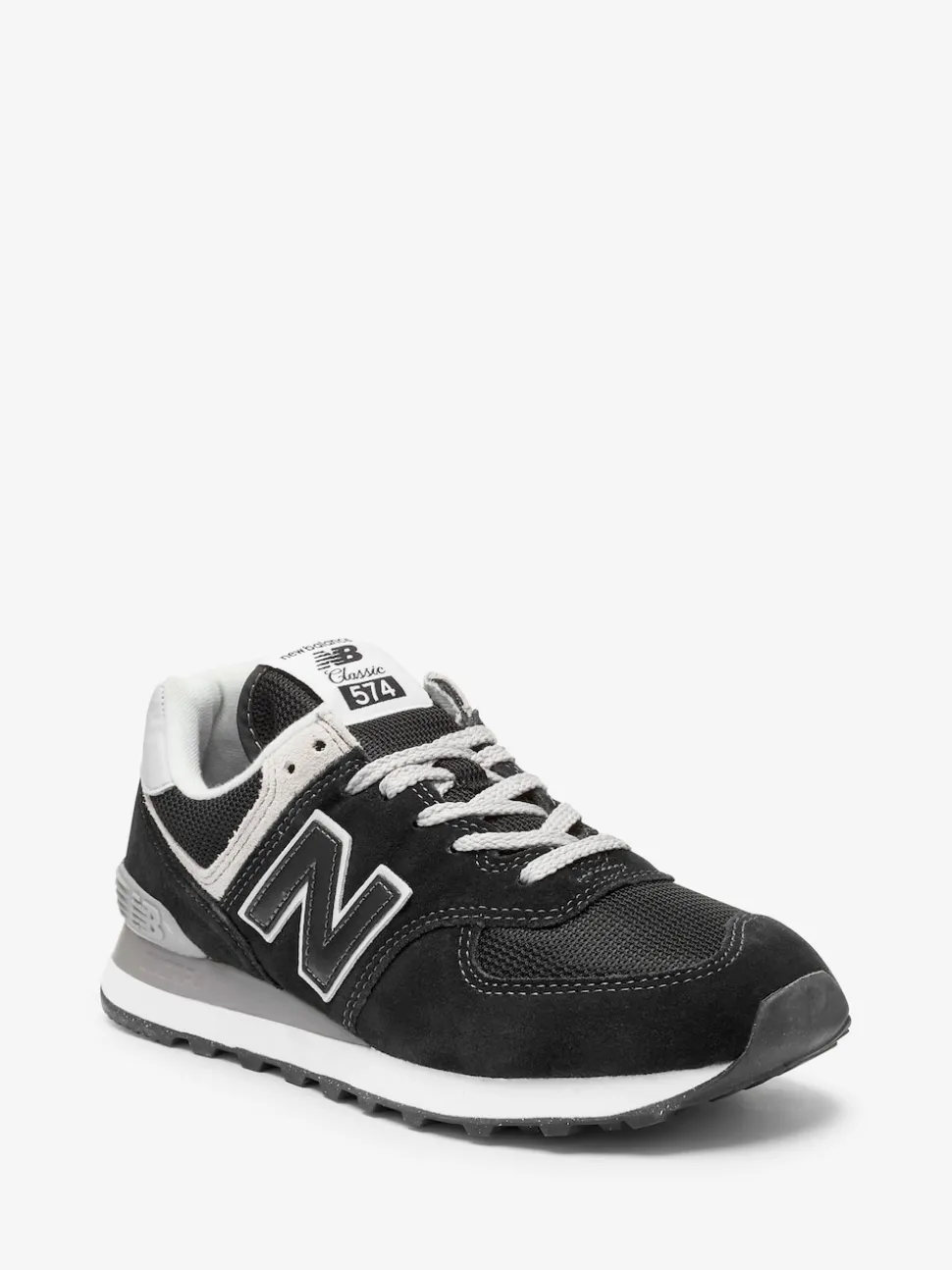 New Balance Black Chrome Mens 574 Trainers