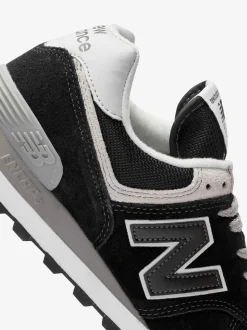 New Balance Black Chrome Mens 574 Trainers