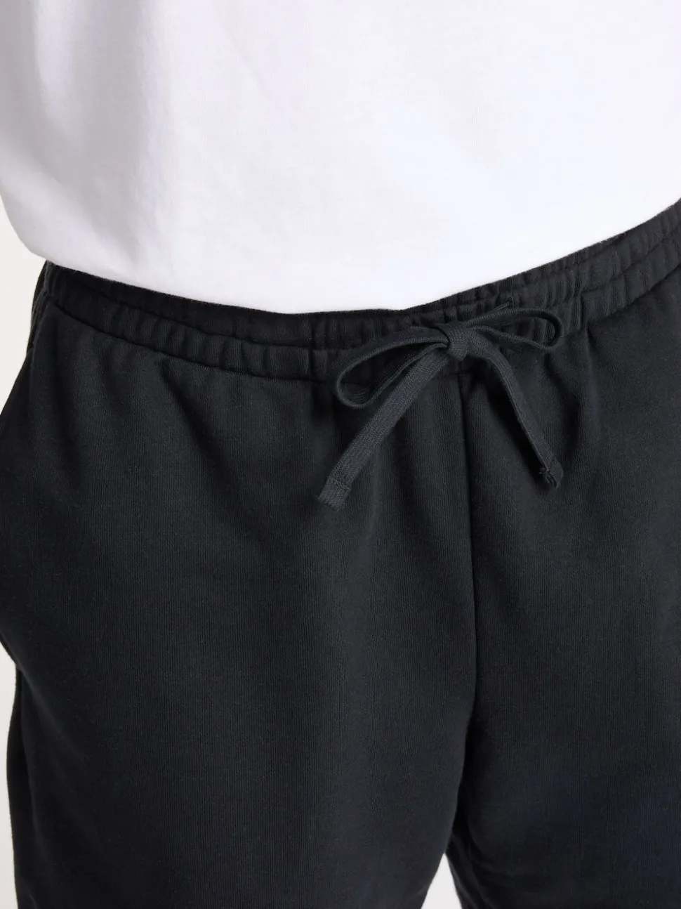 New Balance Black Mens Essential French Terry 7inch Shorts