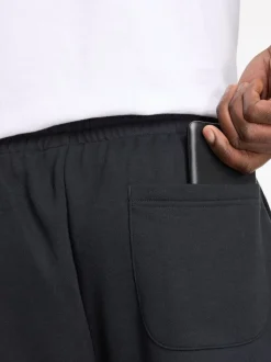 New Balance Black Mens Essential French Terry 7inch Shorts
