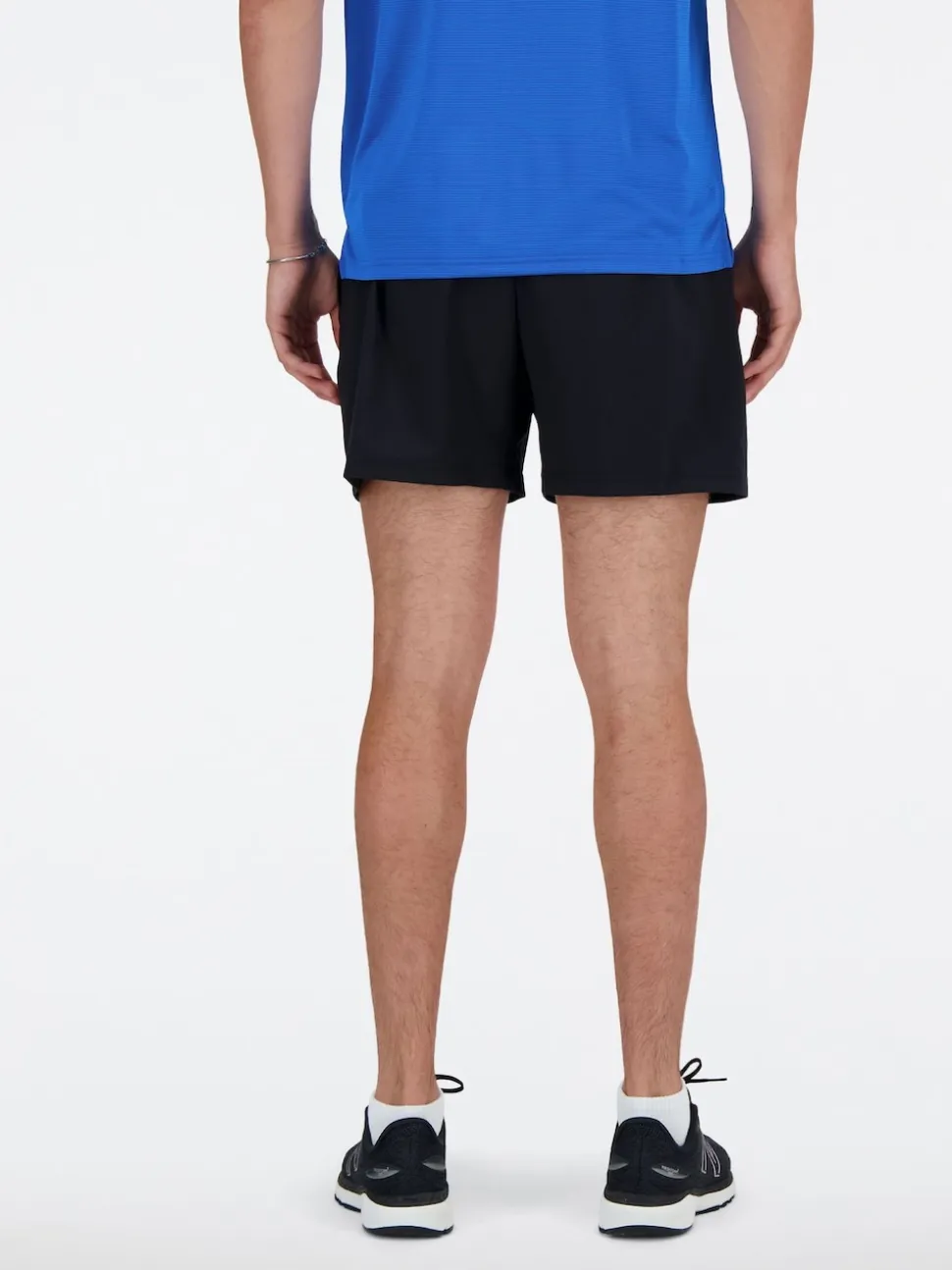 New Balance Black Mens Essential 5inch Running Shorts