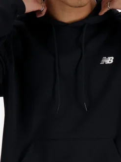 New Balance Black Mens Essential Fleece Hoodie