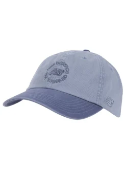 New Balance Blue 6 Panel Circle Graphic 100% Cotton Hat