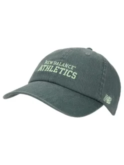 New Balance Green 6 Panel Athletics 100% Cotton Hat