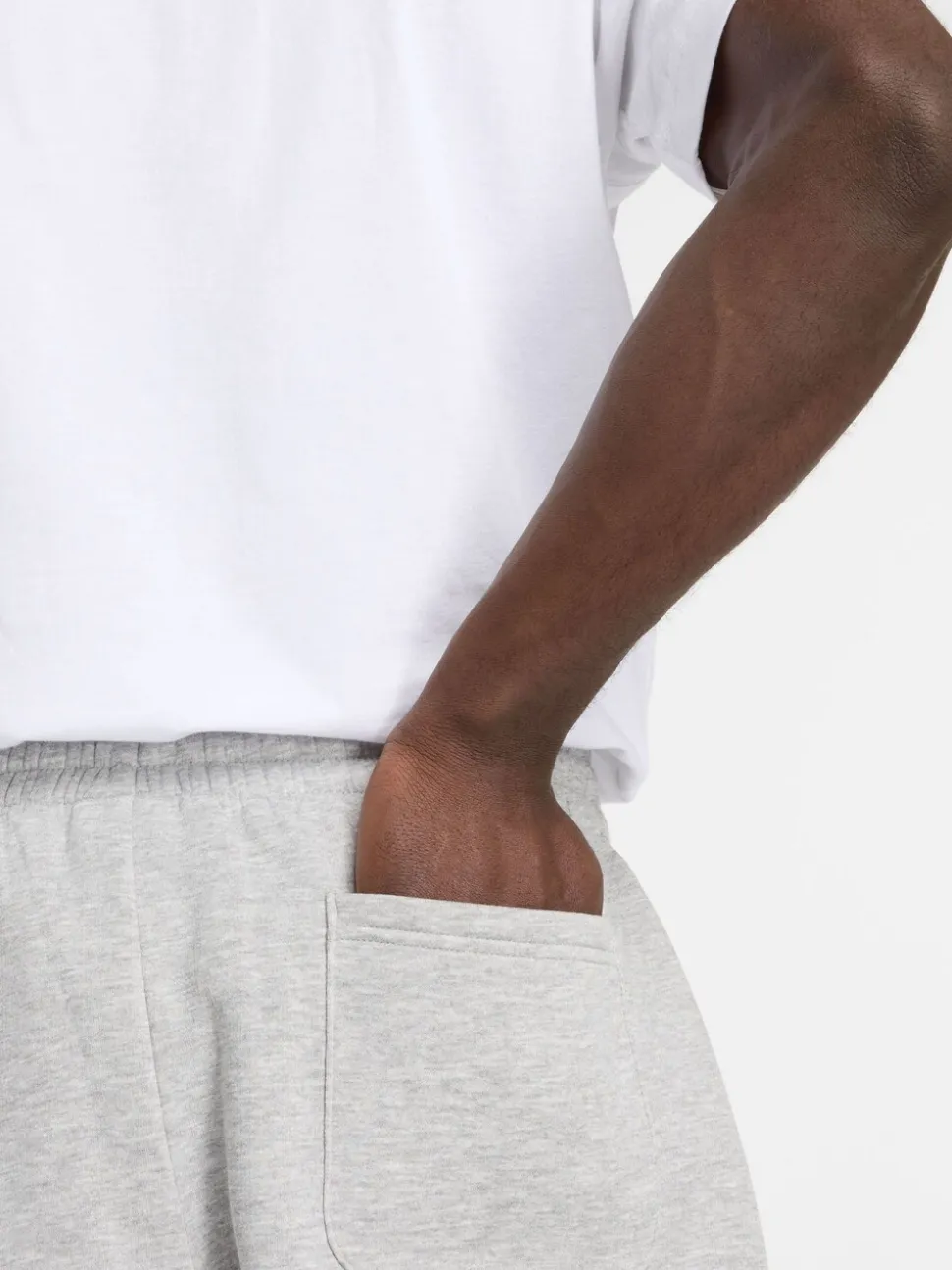 New Balance Grey Mens Essentials Fleece Joggers