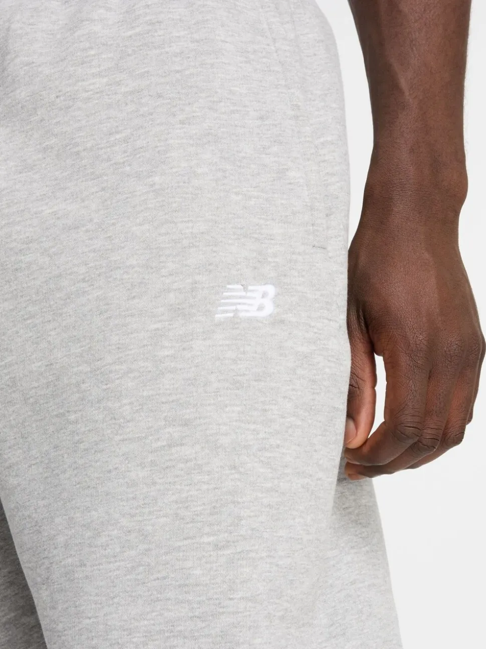 New Balance Grey Mens Essentials Fleece Joggers