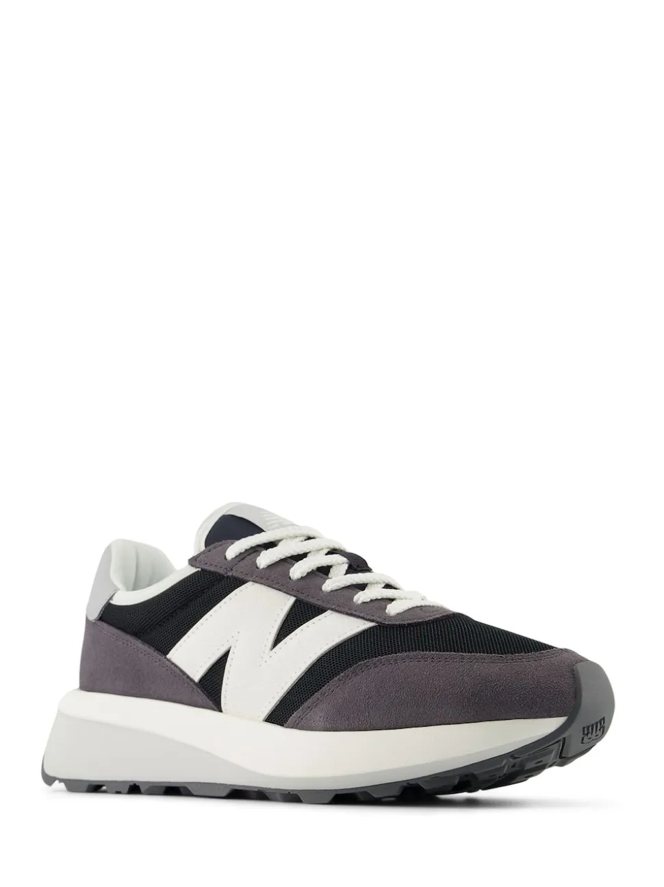 New Balance Grey/White Mens 370 Trainers