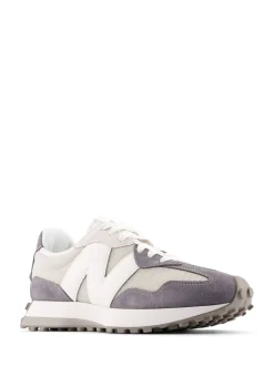 New Balance Light Grey Mens 327 Trainers