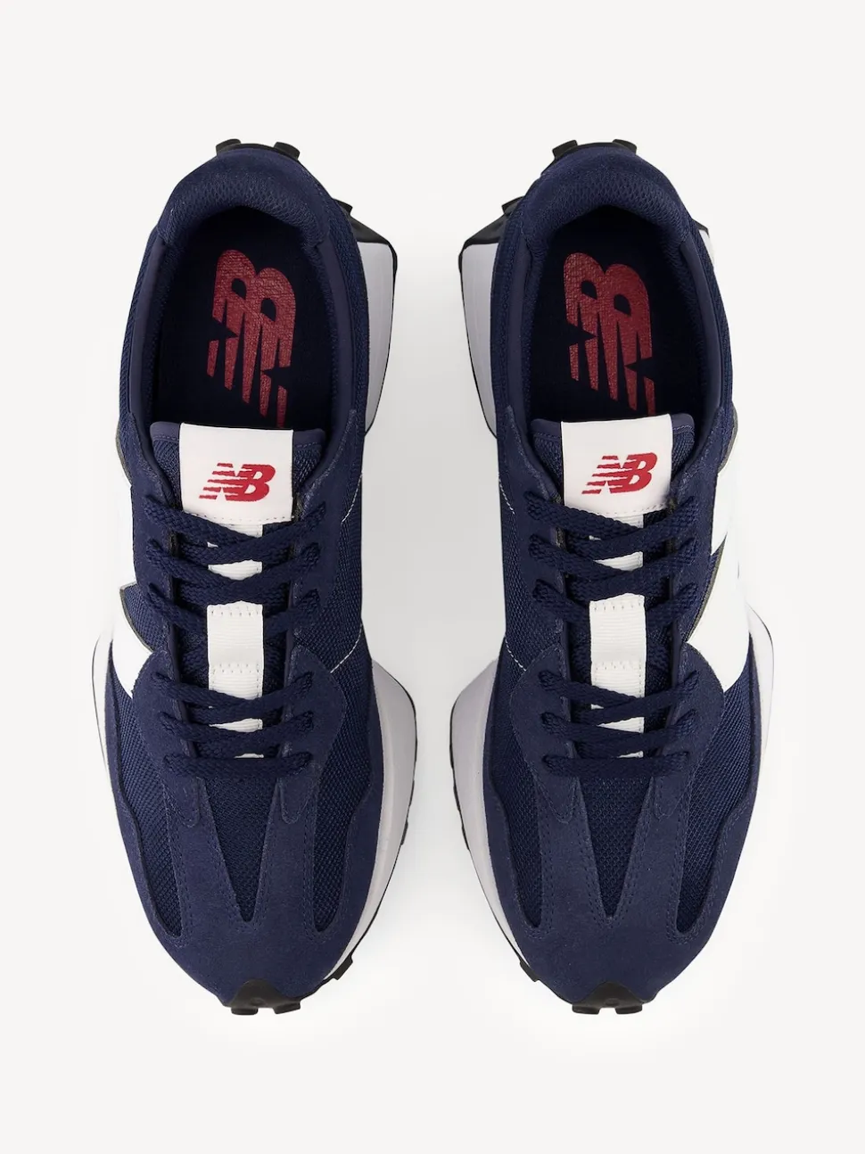 New Balance Navy/White Mens 327 Trainers