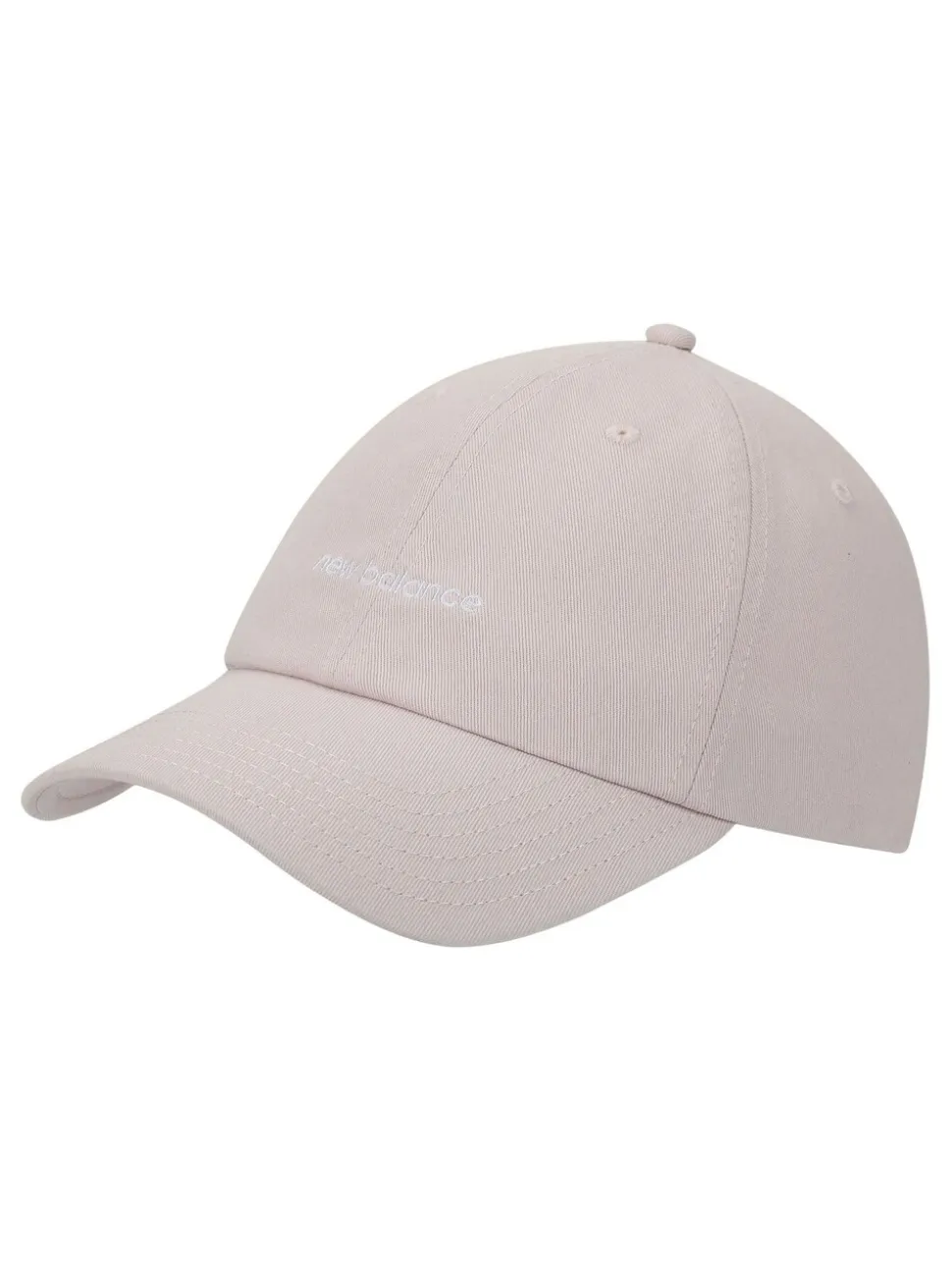 New Balance Pink 6 Panel Linear Logo Hat Cotton