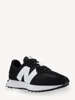 New Balance White/Black Mens 327 Trainers