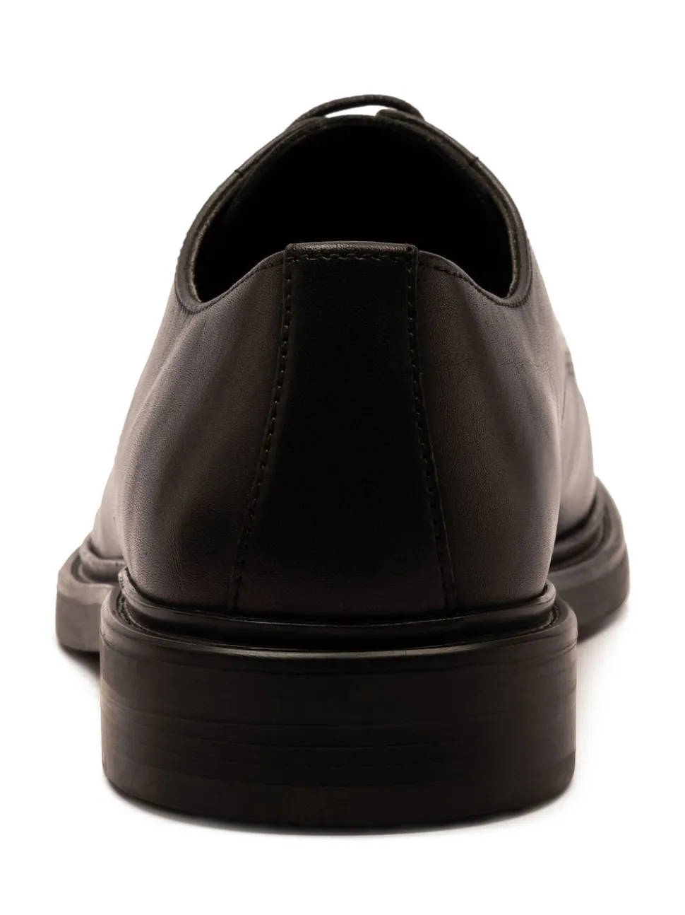 Off The Hook Black Bourne Leather Lace-Up Derby Shoes