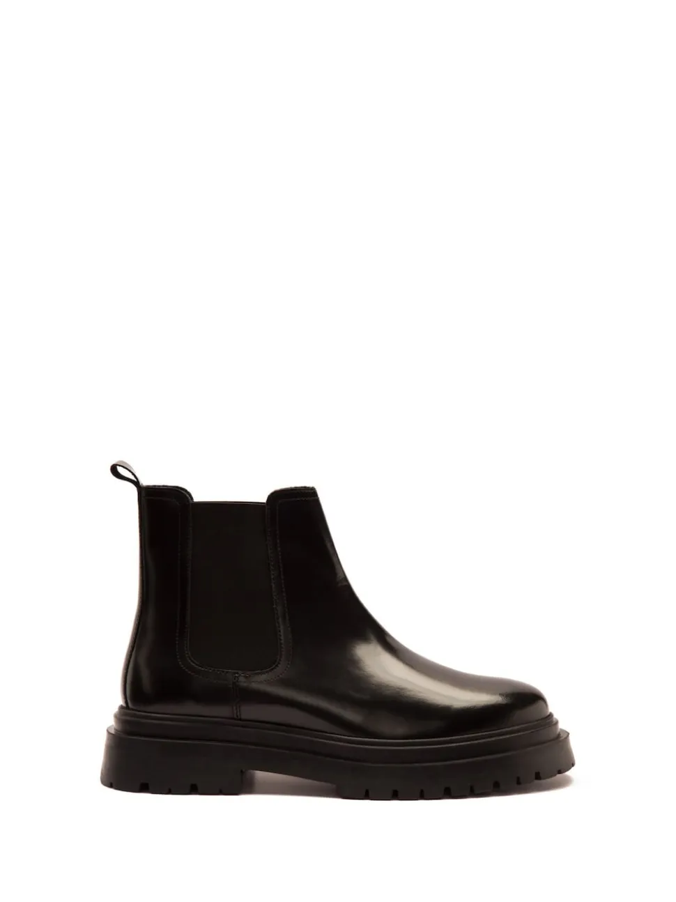 Off The Hook Black Turner Leather Chelsea Boots