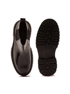 Off The Hook Black Turner Leather Chelsea Boots