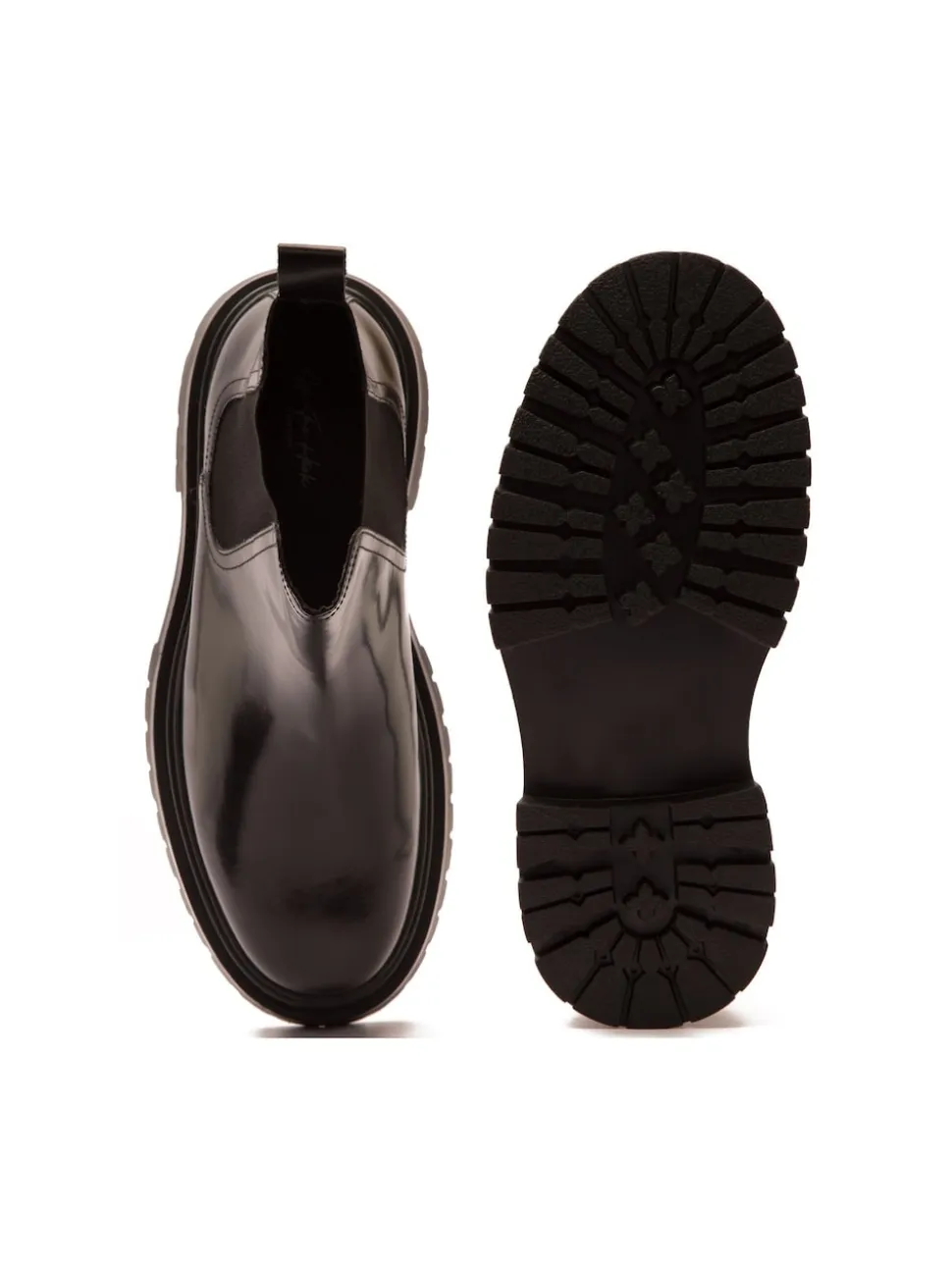 Off The Hook Black Turner Leather Chelsea Boots