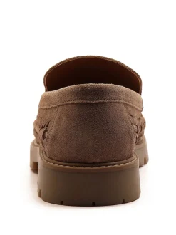 Off The Hook Brown Floyd Loafers Tassel Formal Casual Slip On Leather Shoes