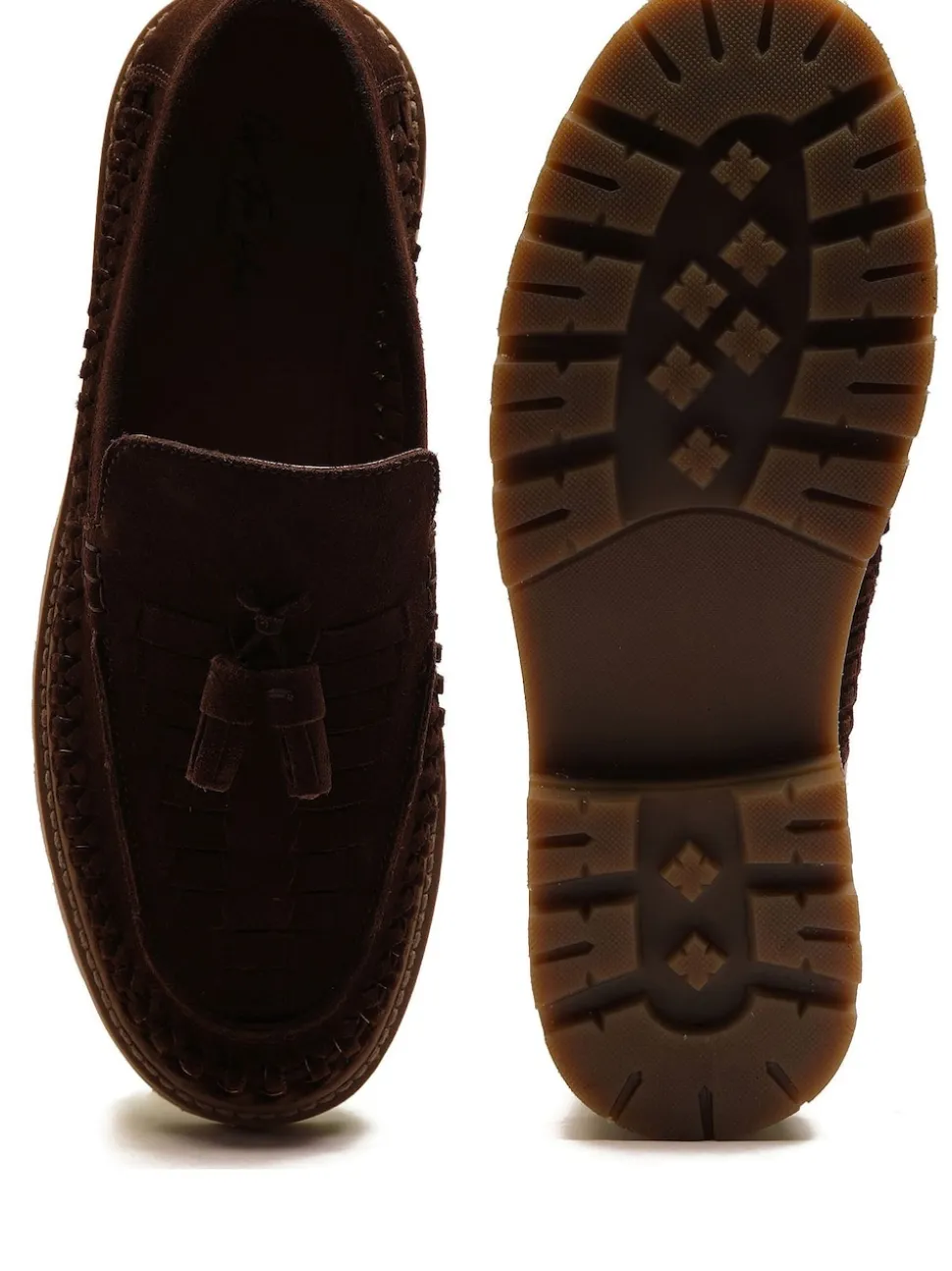 Off The Hook Brown Floyd Loafers Tassel Formal Casual Slip On Leather Shoes