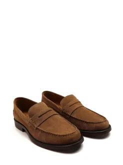 Off The Hook Brown Monro Loafer Formal Casual Slip-On Leather Shoes