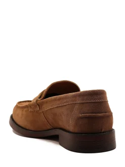Off The Hook Brown Monro Loafer Formal Casual Slip-On Leather Shoes