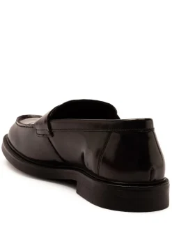 Off The Hook Brown Perry Loafer Smooth Leather Shoes