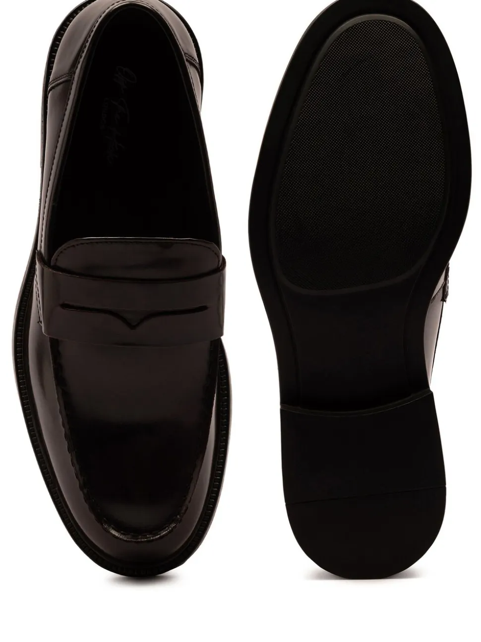Off The Hook Brown Perry Loafer Smooth Leather Shoes