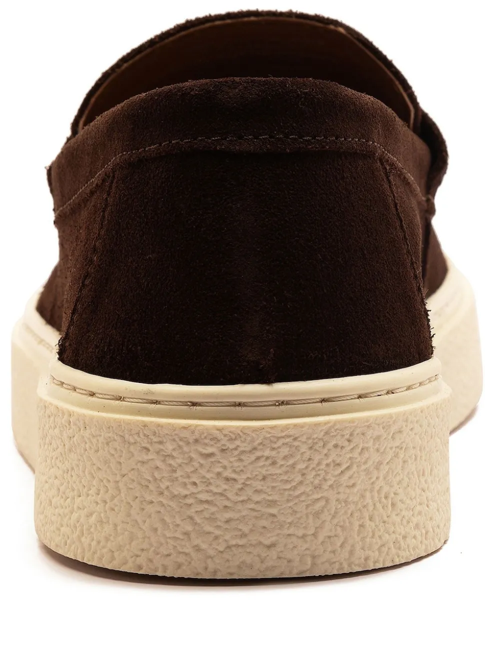 Off The Hook Brown Rory Suede Tassel Loafers with Flat Sole