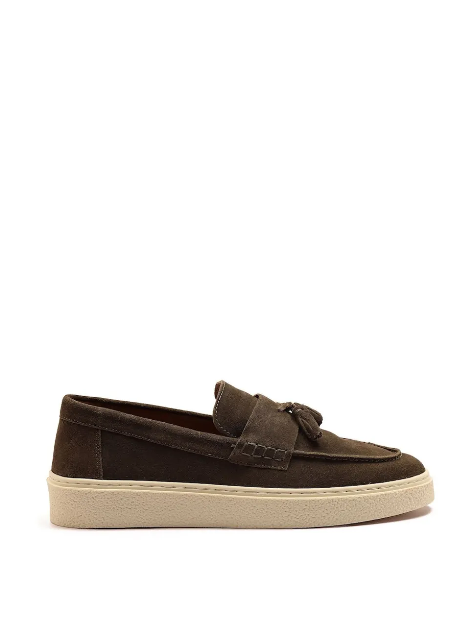Off The Hook Green Rory Loafers Tassel Casual Slip On Suede Leather Shoes
