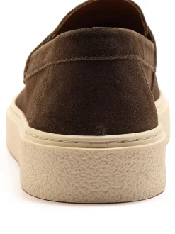 Off The Hook Green Rory Loafers Tassel Casual Slip On Suede Leather Shoes