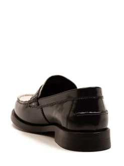 Off The Hook White Monro Loafer Formal Casual Slip-On Leather Shoes